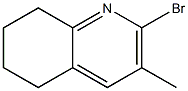 2-bromo-5,6,7,8-tetrahydro-3-methylquinoline Structure