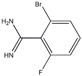 2-bromo-6-fluorobenzamidine Structure