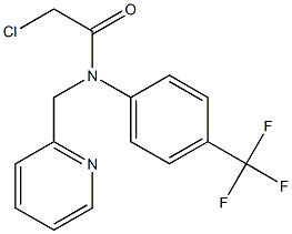 2-chloro-N-(4-(trifluoromethyl)phenyl)-N-((pyridin-2-yl)methyl)acetamide|