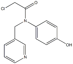  2-chloro-N-(4-hydroxyphenyl)-N-((pyridin-3-yl)methyl)acetamide