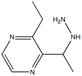 2-ethyl-3-(1-hydrazinylethyl)pyrazine Structure