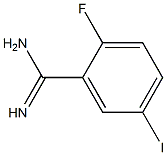 2-fluoro-5-iodobenzamidine Structure