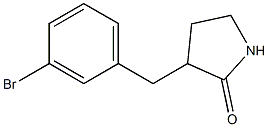 3-(3-bromobenzyl)pyrrolidin-2-one Structure