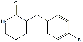 3-(4-bromobenzyl)piperidin-2-one Structure