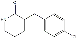 3-(4-chlorobenzyl)piperidin-2-one Struktur