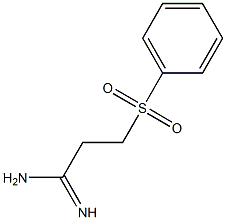 3-(phenylsulfonyl)propanimidamide Struktur