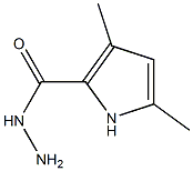 3,5-dimethyl-1H-pyrrole-2-carbohydrazide Structure