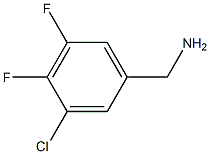 3-Chloro-4,5-difluoro-benzylamine,,结构式