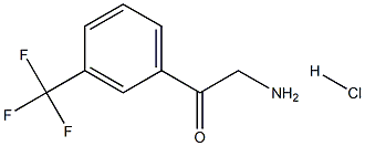 3-TRIFLUOROMETHYLPHENACYLAMINE HYDROCHLORIDE,,结构式