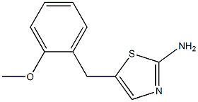 5-(2-METHOXY-BENZYL)-THIAZOL-2-YLAMINE Struktur