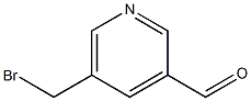 5-(bromomethyl)pyridine-3-carbaldehyde,,结构式