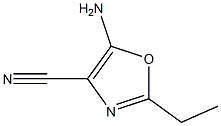 5-amino-2-ethyloxazole-4-carbonitrile Structure