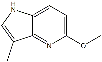 5-methoxy-3-methyl-1H-pyrrolo[3,2-b]pyridine Struktur