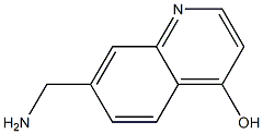 7-(aminomethyl)quinolin-4-ol,,结构式