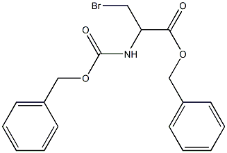 benzyl 2-(benzyloxycarbonylamino)-3-bromopropanoate Structure