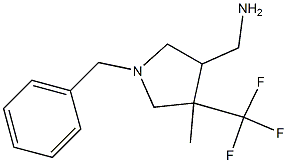 C-(1-Benzyl-4-methyl-4-trifluoromethyl-pyrrolidin-3-yl)-methylamine
