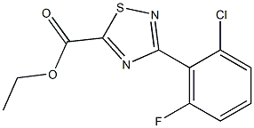 ethyl 3-(2-chloro-6-fluorophenyl)-1,2,4-thiadiazole-5-carboxylate|