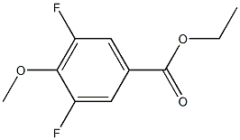 ethyl 3,5-difluoro-4-methoxybenzoate Structure