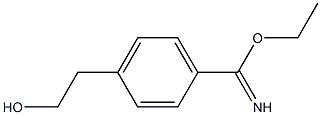 ethyl 4-(2-hydroxyethyl)benzylimidate Structure