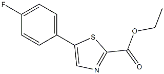 ethyl 5-(4-fluorophenyl)thiazole-2-carboxylate Structure