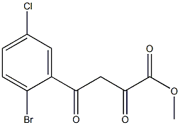methyl 4-(2-bromo-5-chlorophenyl)-2,4-dioxobutanoate|4-(2-溴-5-氯苯基)-2,4-二氧代丁酸甲酯