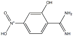 N-(4-carbamimidoyl-3-hydroxyphenyl)-N-oxohydroxylammonium Structure