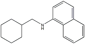 N-(cyclohexylmethyl)naphthalen-1-amine Structure
