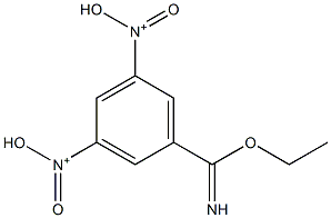 N,N'-(5-(ethoxy(imino)methyl)-1,3-phenylene)bis(N-oxohydroxylammonium) 结构式