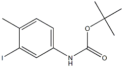 tert-butyl 3-iodo-4-methylphenylcarbamate,,结构式