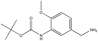  tert-butyl 5-(aminomethyl)-2-methoxyphenylcarbamate