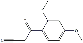 2,4-dimethoxbenzoylacetonitrile Structure