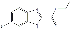 ethyl 6-bromobenzimidazole-2-carboxylate Struktur