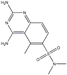 2,4-diamino-N,N,5-trimethyl-quinazoline-6-sulfonamide