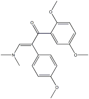 1-(2,5-dimethoxyphenyl)-3-(dimethylamino)-2-(4-methoxyphenyl)prop-2-en-1-one