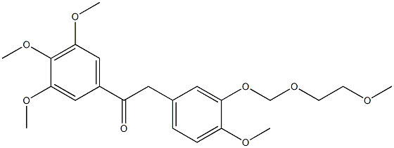 2-(4-methoxy-3-((2-methoxyethoxy)methoxy)phenyl)-1-(3,4,5-trimethoxyphenyl)ethanone|