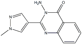 3-amino-2-(1-methyl-1H-pyrazol-4-yl)quinazolin-4(3H)-one