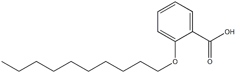 2-n-Decyloxybenzoic acid Struktur