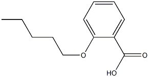 2-n-Pentyloxybenzoic acid Structure