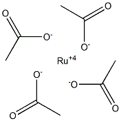 Ruthenium  Acetate  Solid 化学構造式