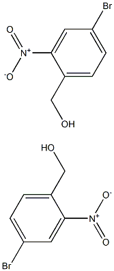 4-bromo-2-nitrophenyl methanol, (4-bromo-2-nitrophenyl)methanol 化学構造式