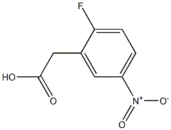 2-Fluoro-5-nitrobenzeneacetic acid,,结构式