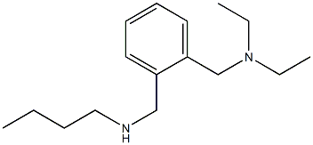 ({2-[(butylamino)methyl]phenyl}methyl)diethylamine,,结构式