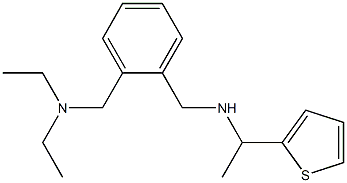 ({2-[(diethylamino)methyl]phenyl}methyl)[1-(thiophen-2-yl)ethyl]amine|
