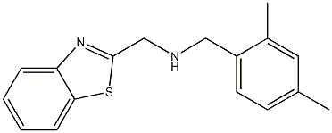  (1,3-benzothiazol-2-ylmethyl)[(2,4-dimethylphenyl)methyl]amine