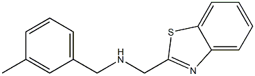 (1,3-benzothiazol-2-ylmethyl)[(3-methylphenyl)methyl]amine