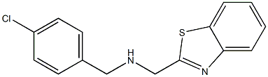 (1,3-benzothiazol-2-ylmethyl)[(4-chlorophenyl)methyl]amine
