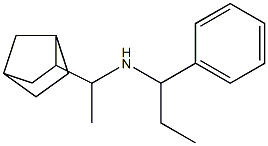 (1-{bicyclo[2.2.1]heptan-2-yl}ethyl)(1-phenylpropyl)amine Structure