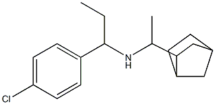 (1-{bicyclo[2.2.1]heptan-2-yl}ethyl)[1-(4-chlorophenyl)propyl]amine