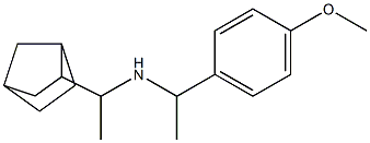 (1-{bicyclo[2.2.1]heptan-2-yl}ethyl)[1-(4-methoxyphenyl)ethyl]amine|