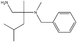(1-amino-2,4-dimethylpentan-2-yl)(benzyl)methylamine Structure